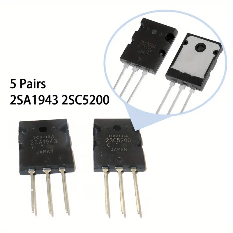 Transistores de Audio PNP y NPN