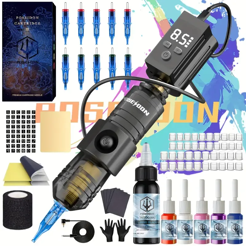 Kit Inalámbrico de Tatuaje