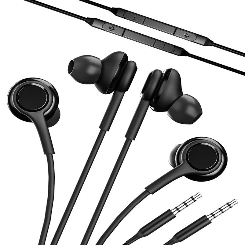 Audífonos de cable y micrófono 1m 