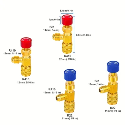 Válvulas para refrigerante R22/R410A