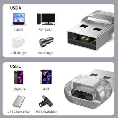 Adaptador USB a C