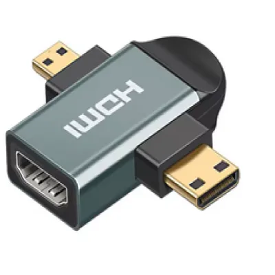 Adaptador Mini/Micro HDMI a HDMI 4K 60Hz