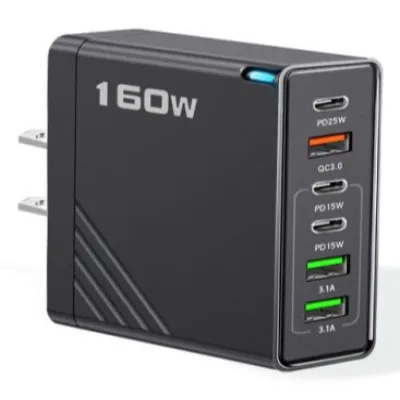 Cargador múltiple 3USB y 3C 