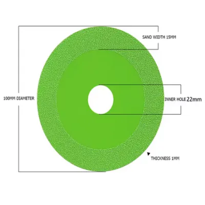 Disco de corte de cristal