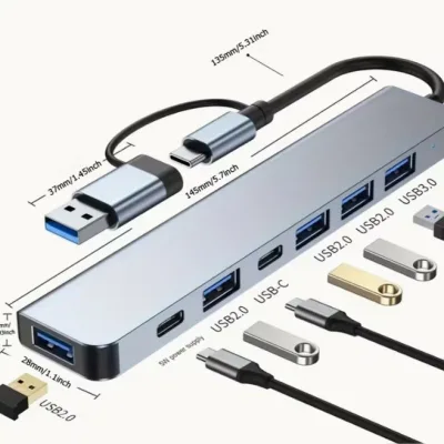 Adaptador multiple 7 en 1