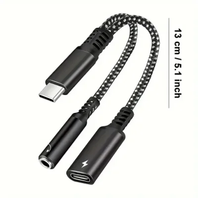 Adaptador USB-C a 3.5mm y PD 60W