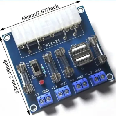 Adaptador de fuente a USB ATX 20/24P