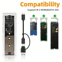 Caja de M.2 a USB